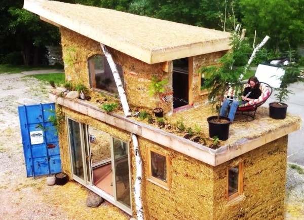 ekologická architektura, dům z kontejneru