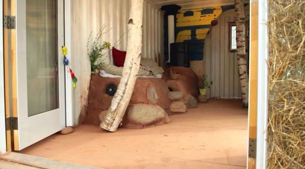 ekologická architektura, dům z kontejneru